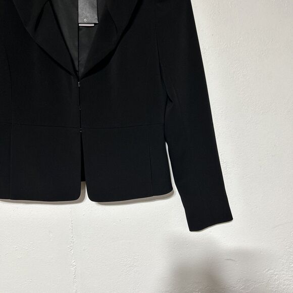 Ann Taylor Petite Womens Business Blazer Jacket Sz. 0 Black Career Suit NWT $218 - Picture 6 of 15